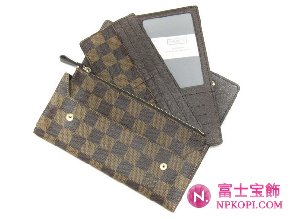 (LOUIS VUITTON)ルイヴィトン ブランドコピー ダミエ財布 ポルトフォイユロン モデュラブル N63093